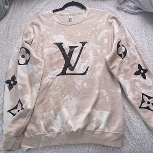 LV bleached sweatshirt